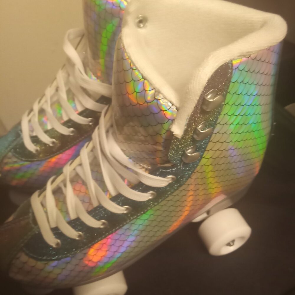 Size 9 Men Glide In Style Multi-Color Roller Skat… - image 6